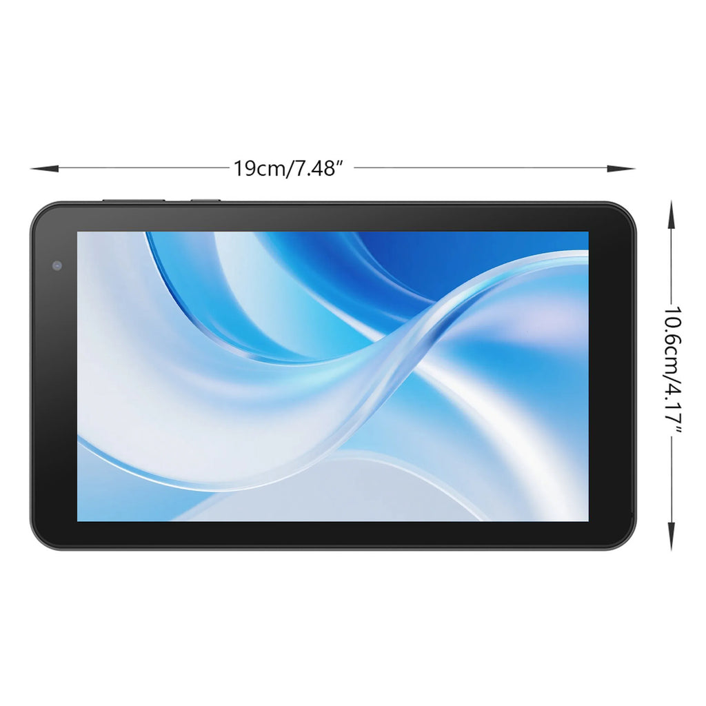 PUTECCH 7 inch Tablet Android 13 Tablets,4GB+32GB ROM （1TB Expand）, WiFi6, Quad-Core Processor Tablet PC, 1024 x 600 IPS Touch Screen，Black