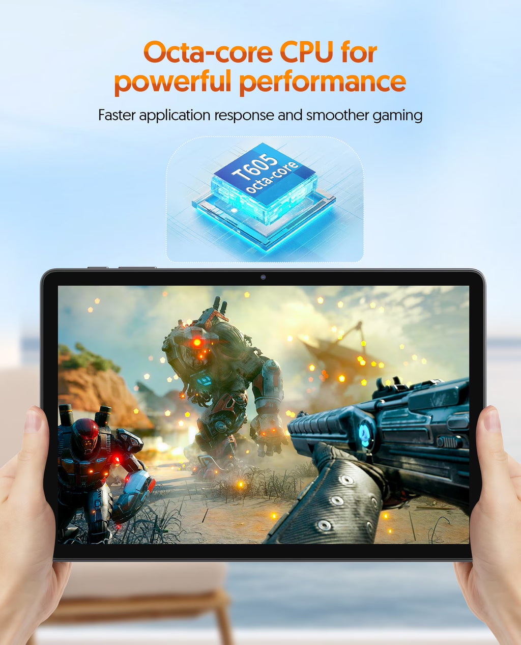 PUTTECH Android 14 Tablet 11 inch Tablets, RAM 128GB + ROM 8(4+4 Expand) GB 1TB Expand, 8000mAh Battery, Octa-Core Processor, 5G Wi-Fi, 2+8MP Dual Camera, Bluetooth, 1280 x 800 FHD IPS Tablet PC